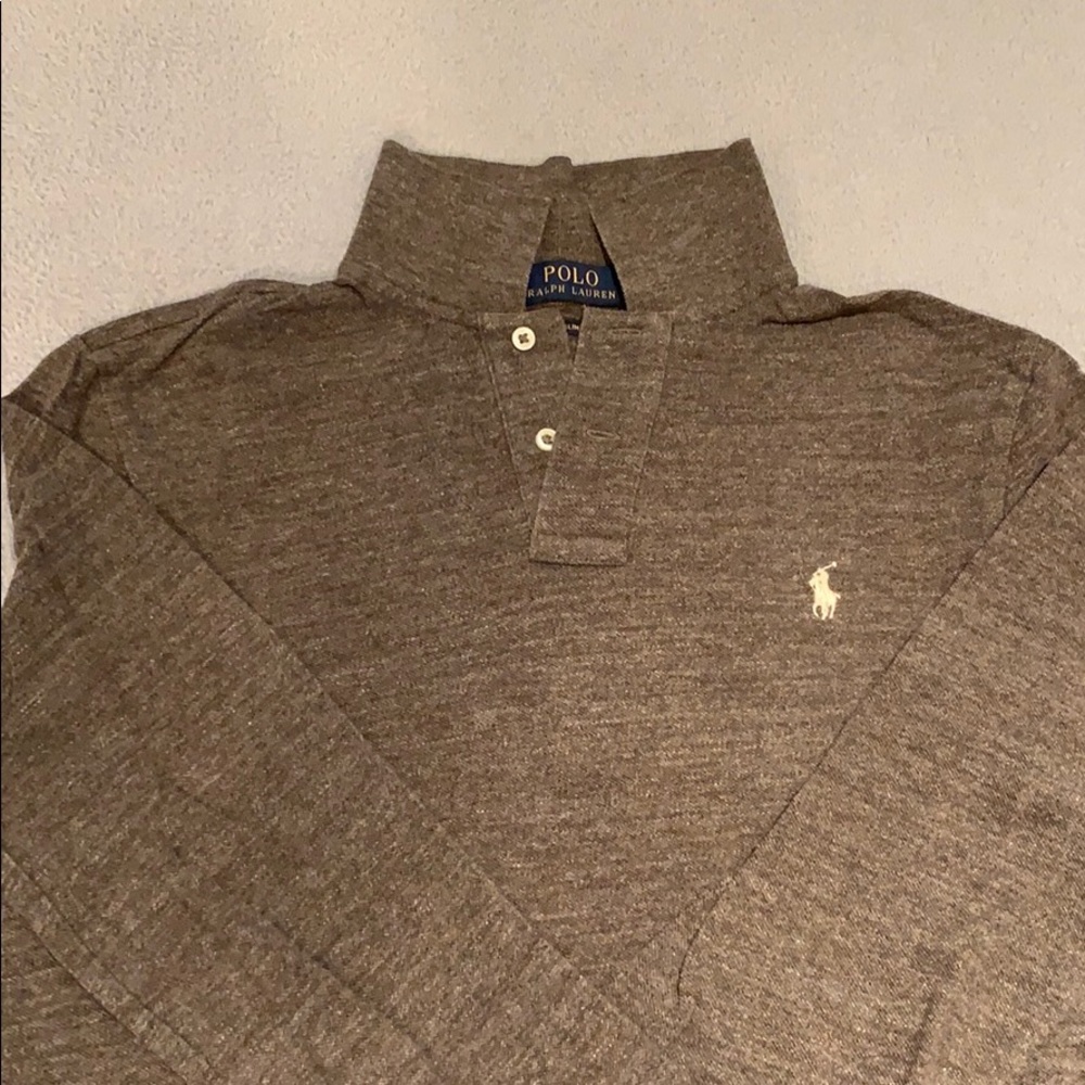 Ralph Lauren Slim Fit Long Sleeve Polo Shirt